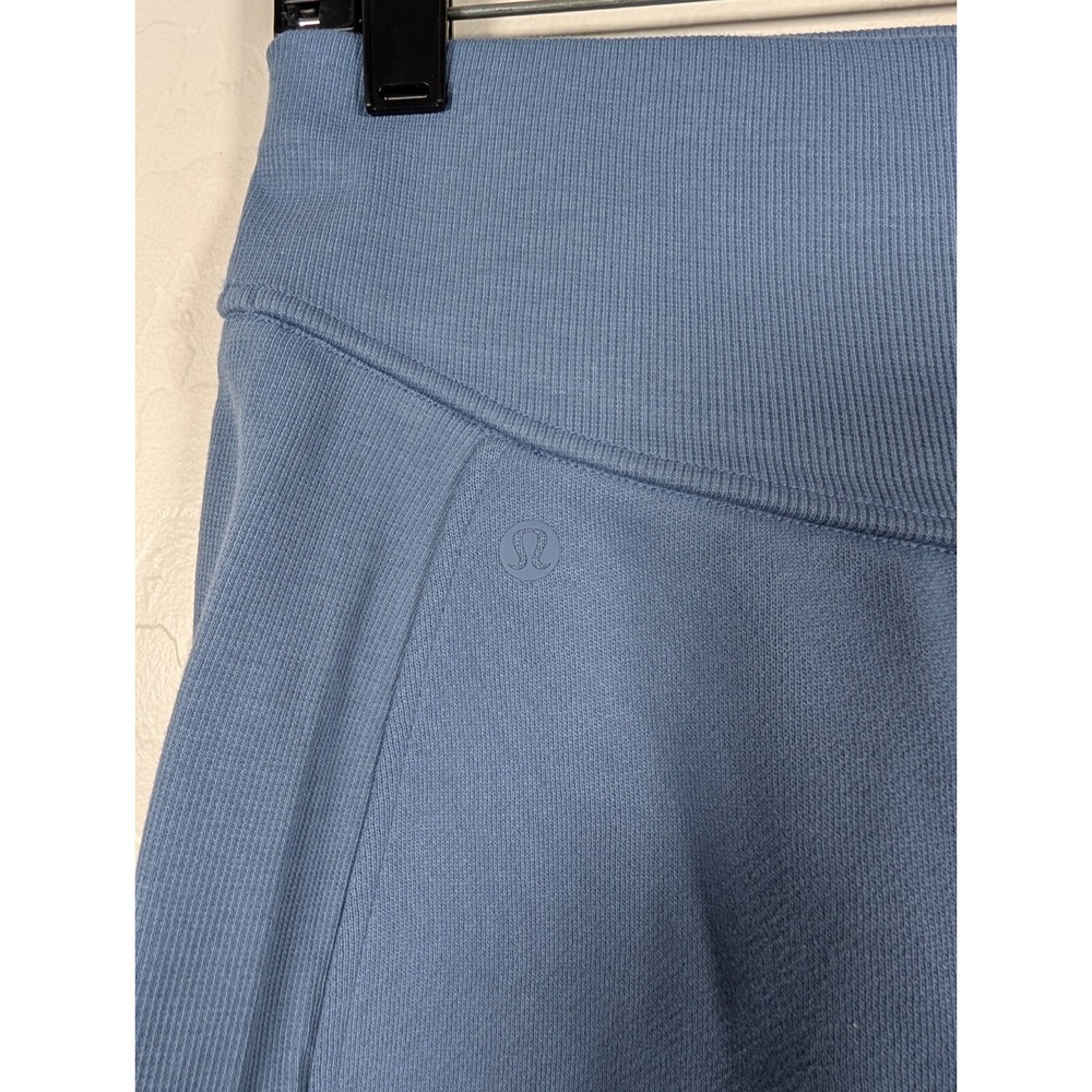 Lululemon Skirt Women Medium Blue Scuba High Rise Mini Stretch Above Knee Skirt - Picture 5 of 9